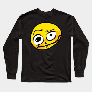 Crazy Face Long Sleeve T-Shirt